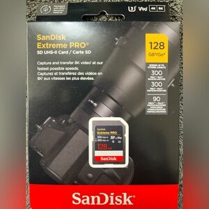 SanDisk Extreme PRO 128GB*/Go* SD UHS-II Card -